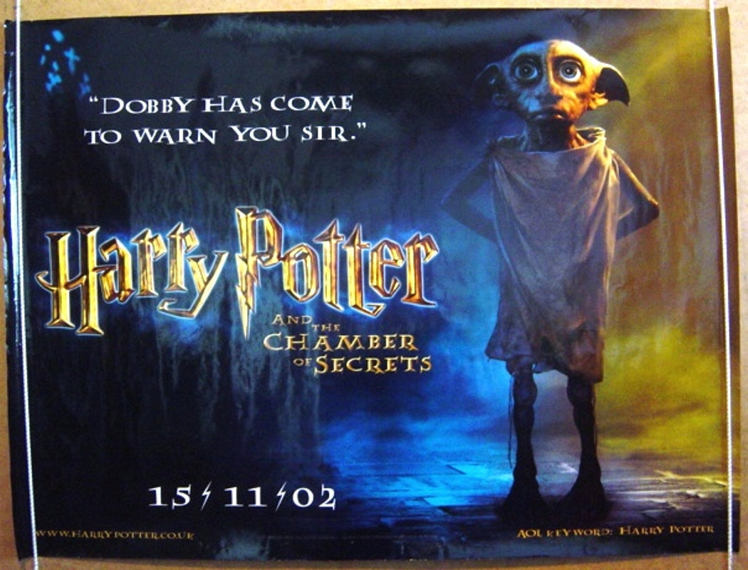 Harry Potter And The Chamber Of Secrets  (Teaser)  Original Quad Movie Poster  