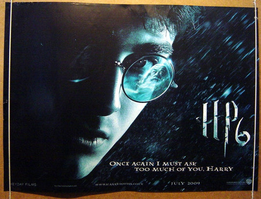 Harry Potter And The Half Blood Prince  (Teaser)  Original Quad Movie Poster  