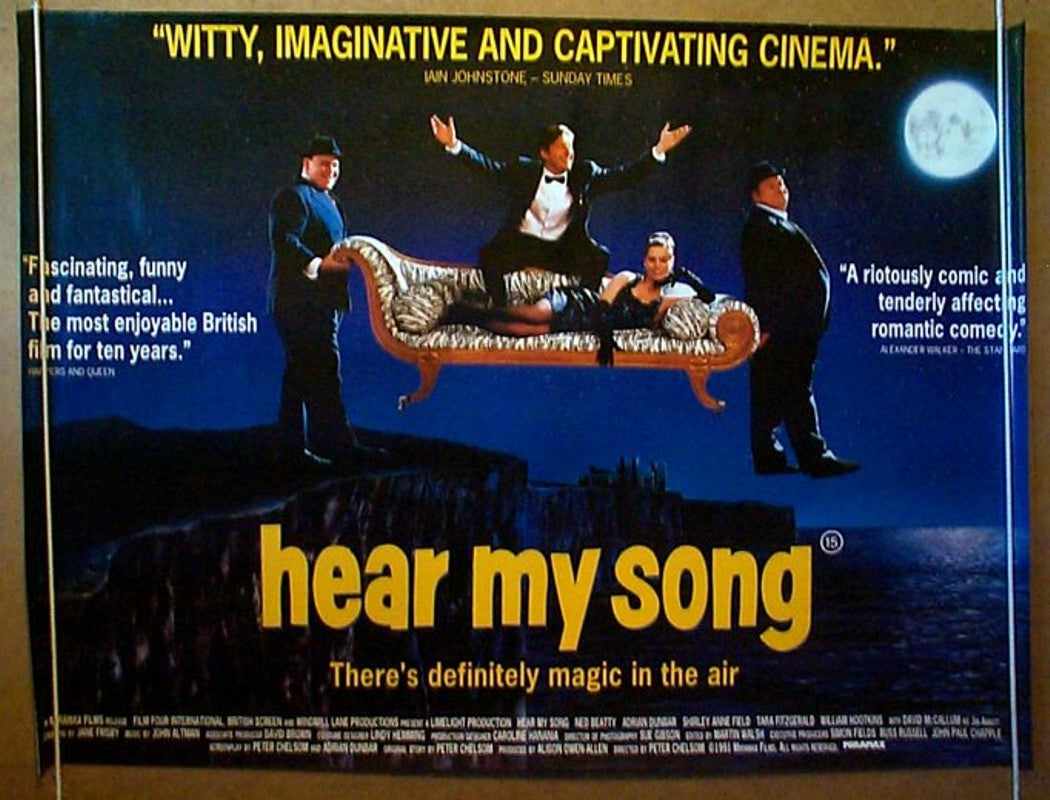 Hear My Song  Original Quad Movie Poster  