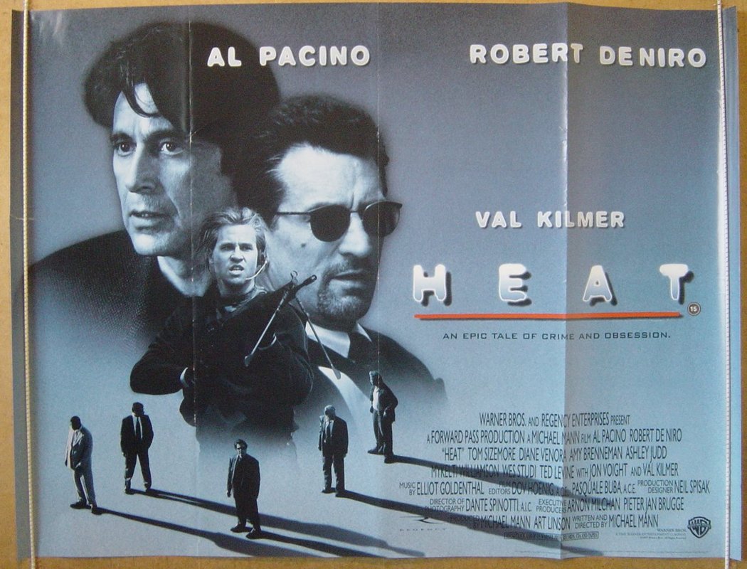 Heat  Original Quad Movie Poster  