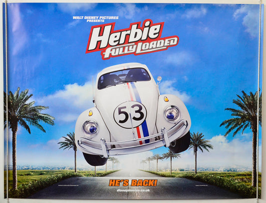 Herbie : Fully Loaded Original British Quad Poster - Movie Poster