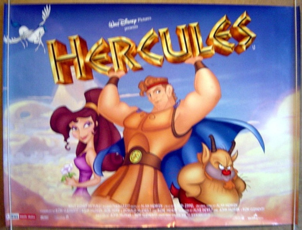 Hercules  (Design 2)  Original Quad Movie Poster  