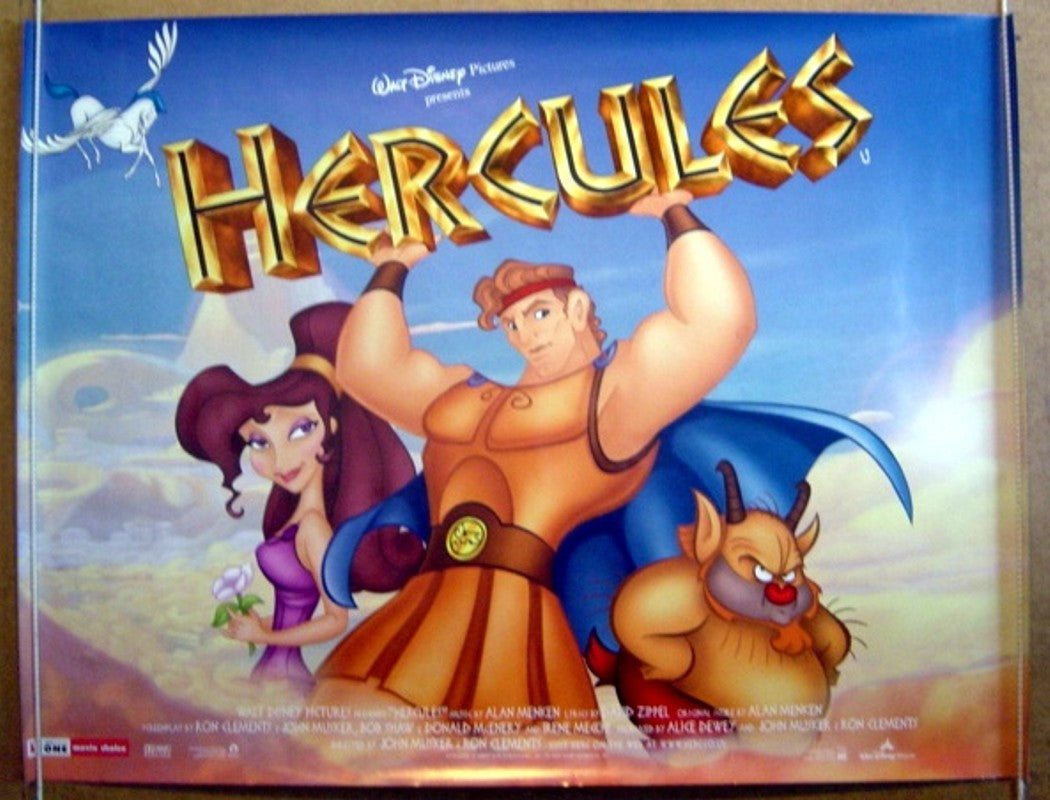 Hercules  (Design 2)  Original Quad Movie Poster  