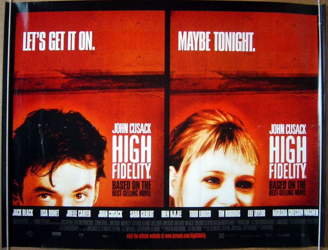 High Fidelity  Original Quad Movie Poster  