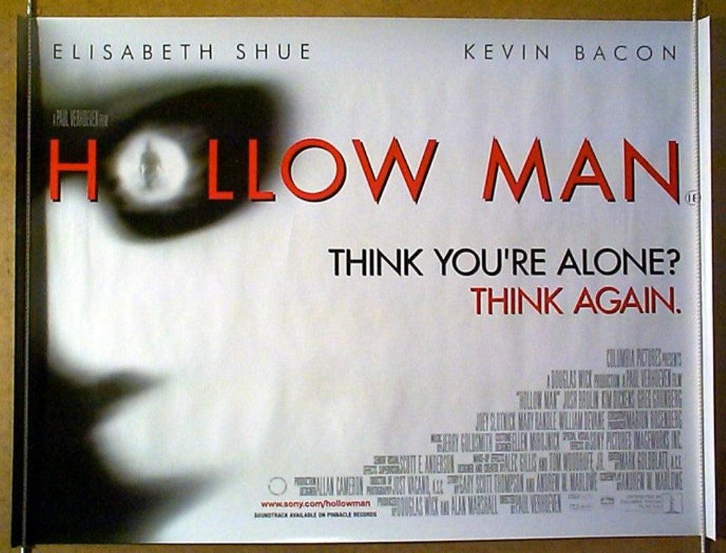 Hollow Man  Original Quad Movie Poster  