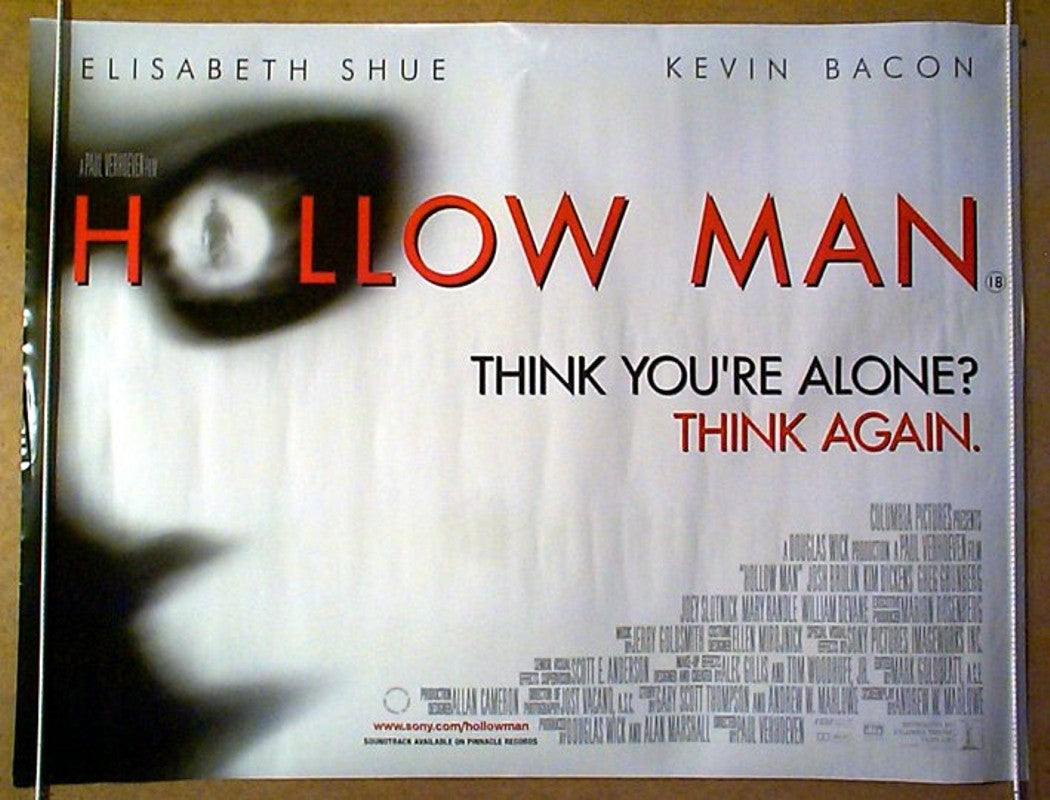 Hollow Man  Original Quad Movie Poster  