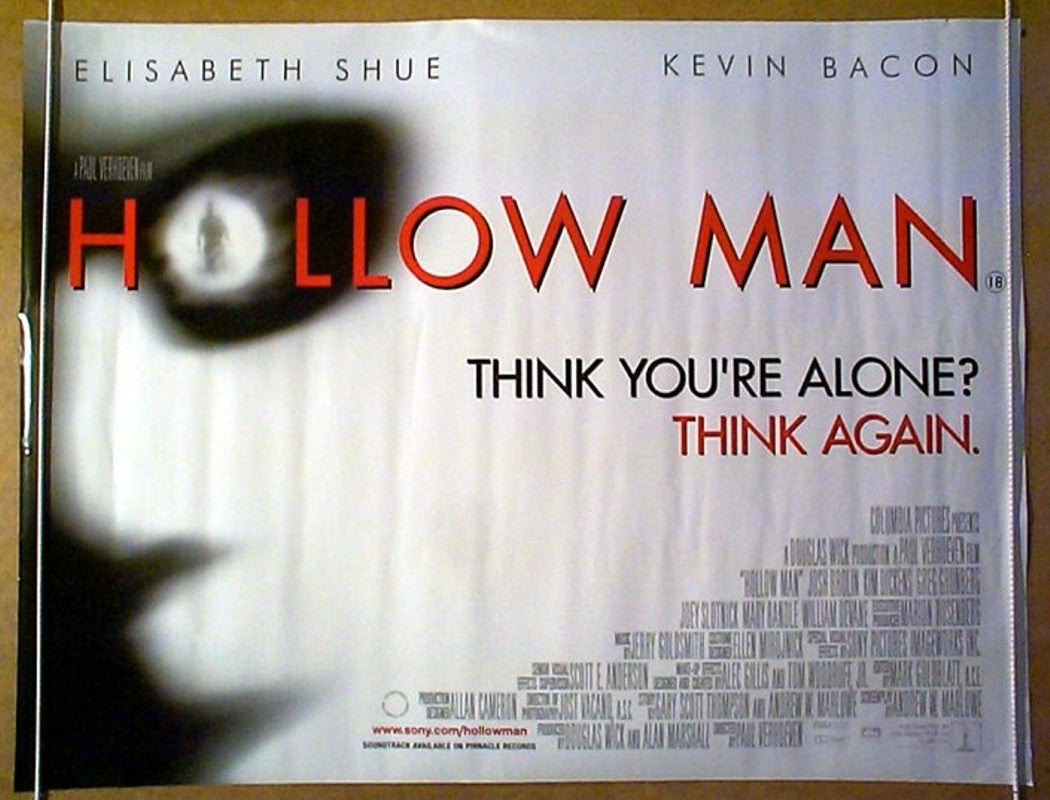 Hollow Man  Original Quad Movie Poster  