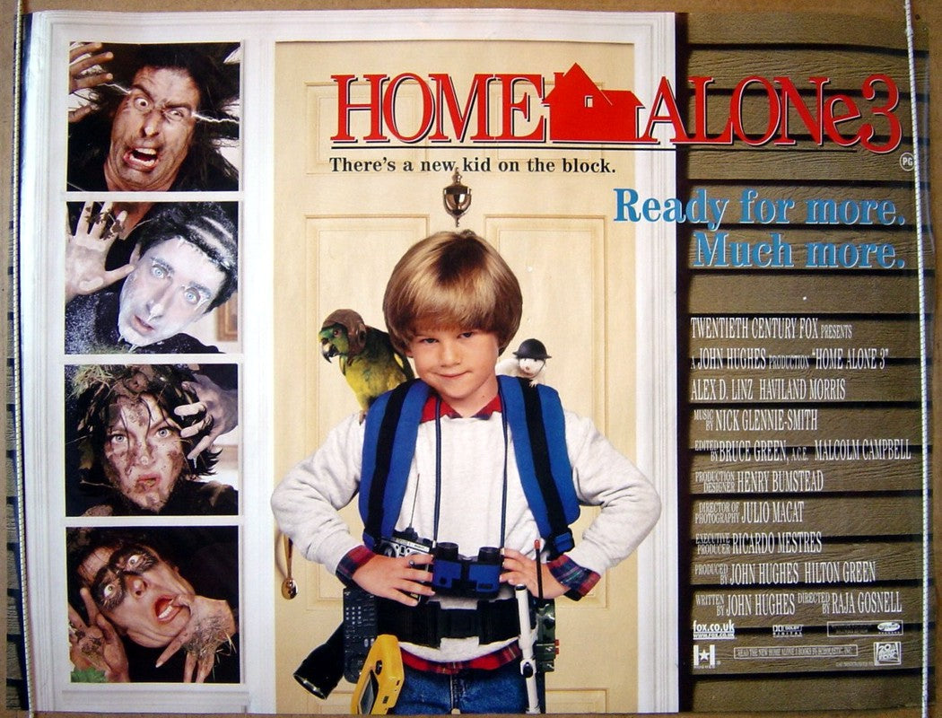 Home Alone 3  Original Quad Movie Poster  