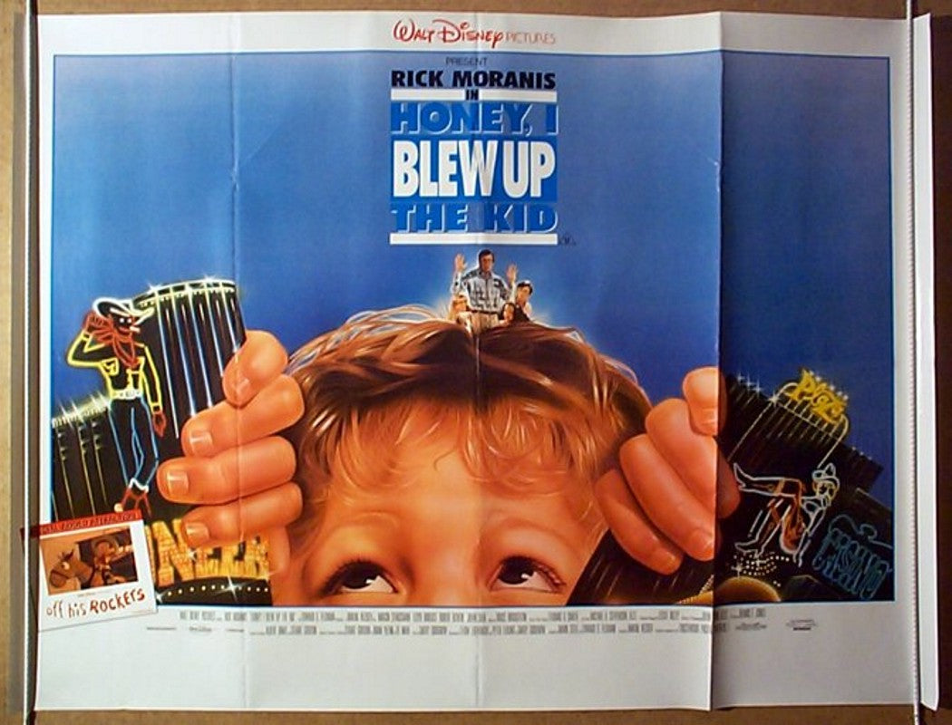 Honey, I Blew Up The Kid  Original Quad Movie Poster  