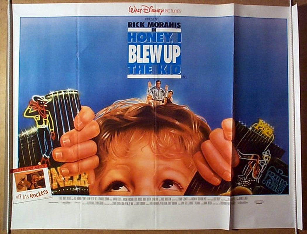 Honey, I Blew Up The Kid  Original Quad Movie Poster  