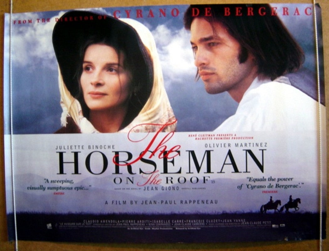 The Horseman On The Roof  (Design 2)  Original Quad Movie Poster  