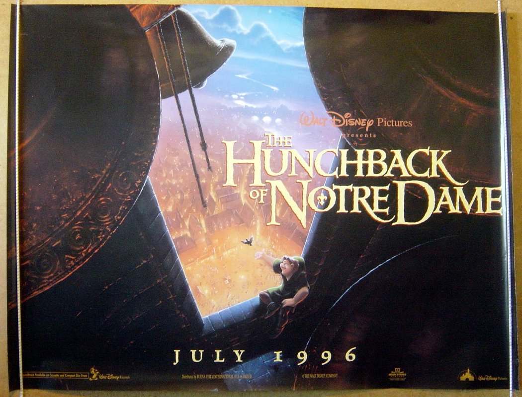 The Hunchback Of Notre Dame  (Teaser)  Original Quad Movie Poster  