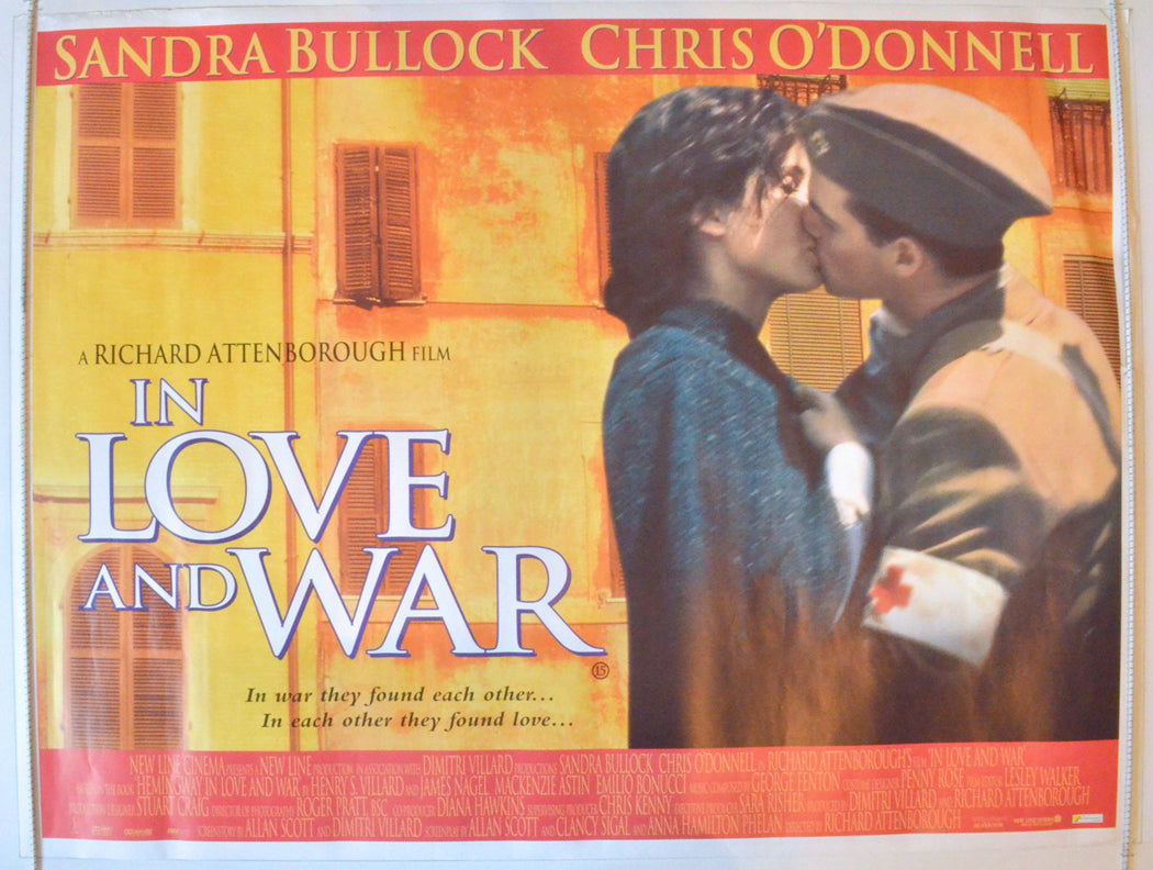 In Love And War   Original British Quad Poster - Movie Poster