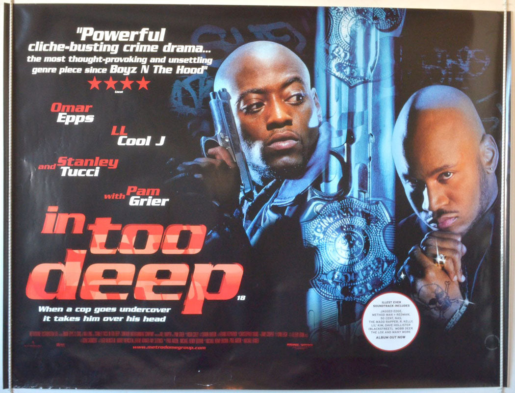 In Too Deep   Original British Quad Poster - Movie Poster 