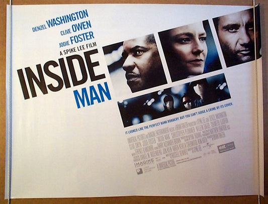 Inside Man  Original Quad Movie Poster  