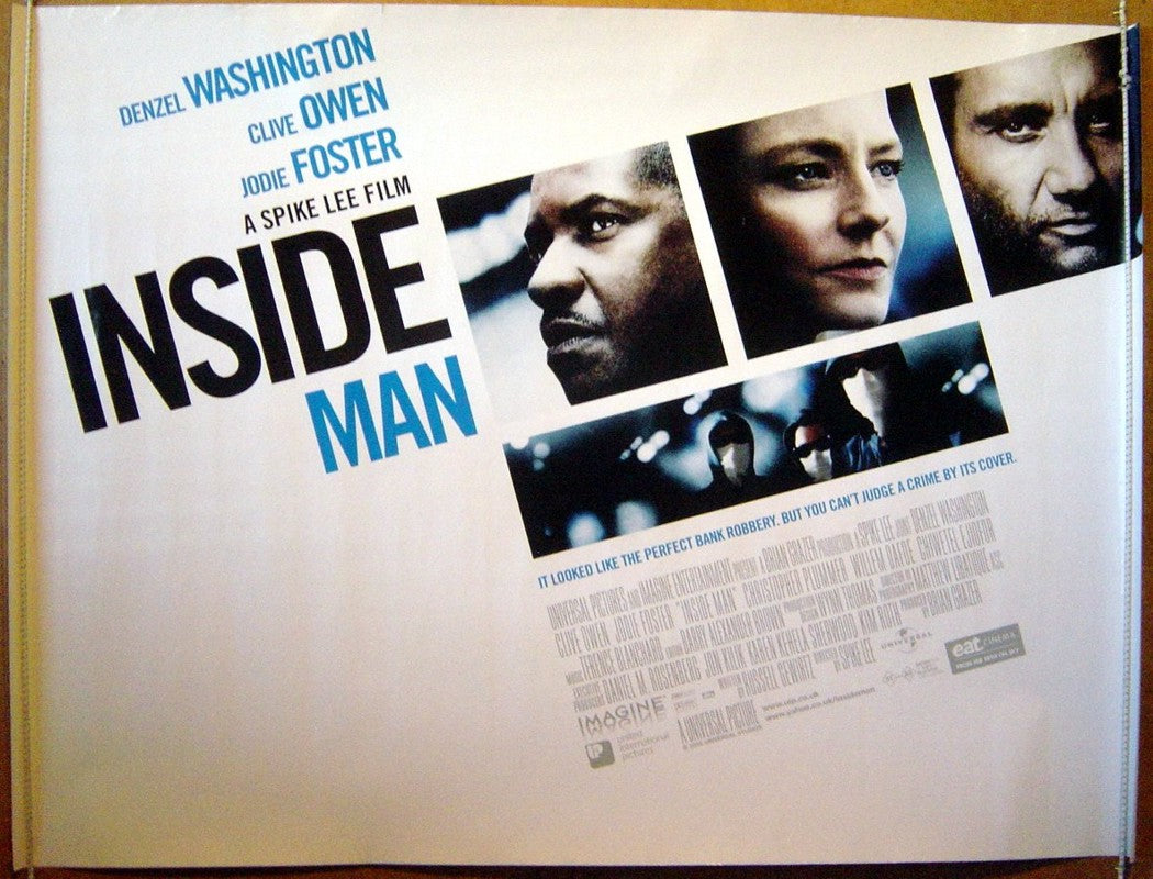 Inside Man  Original Quad Movie Poster  