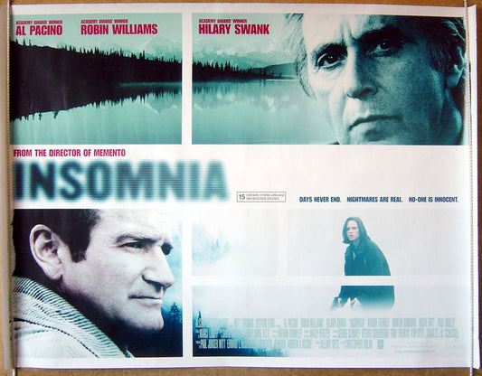 Insomnia  Original Original Quad Movie Poster  