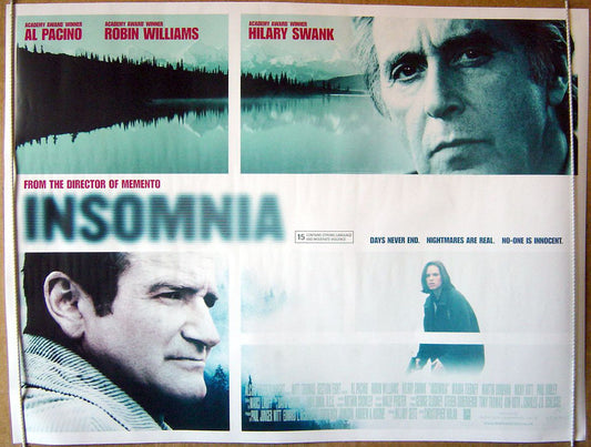 Insomnia  Original Original Quad Movie Poster  