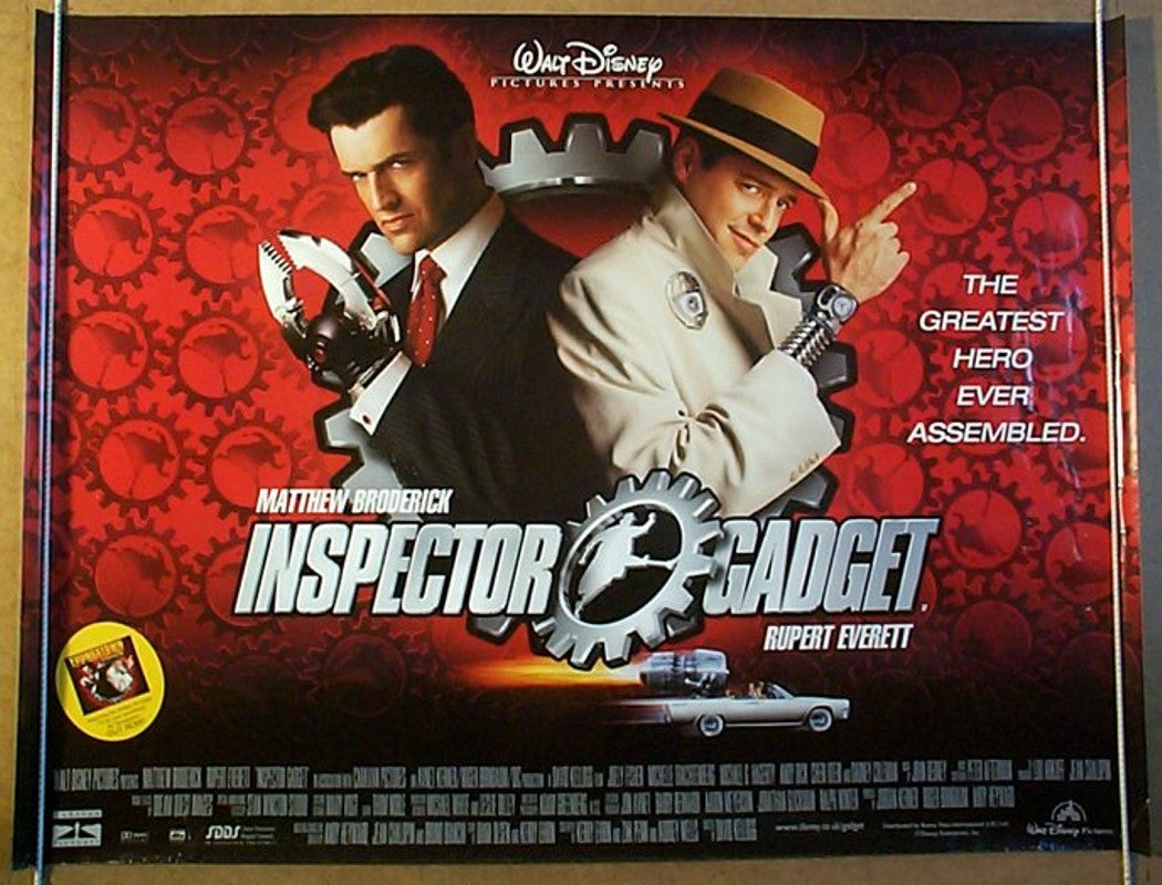 Inspector Gadget  Original Quad Movie Poster  