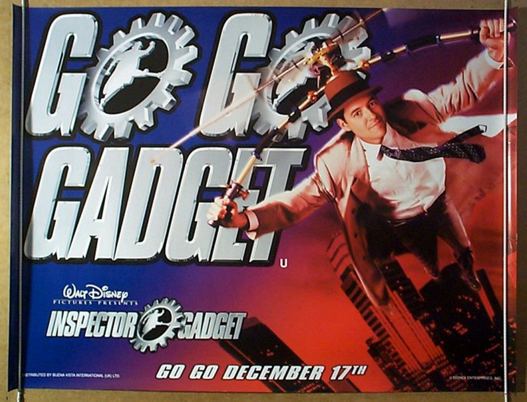 Inspector Gadget  (Teaser Original Quad Movie Poster)  Original Quad Movie Poster  