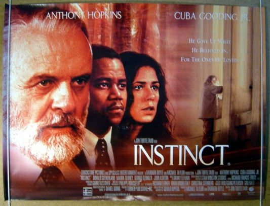 Instinct  Original Quad Movie Poster  