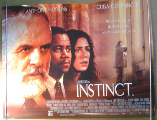 Instinct  Original Quad Movie Poster  