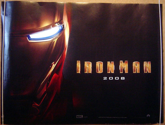 Iron Man  (Teaser Original Quad Movie Poster) Original Quad Movie Poster  