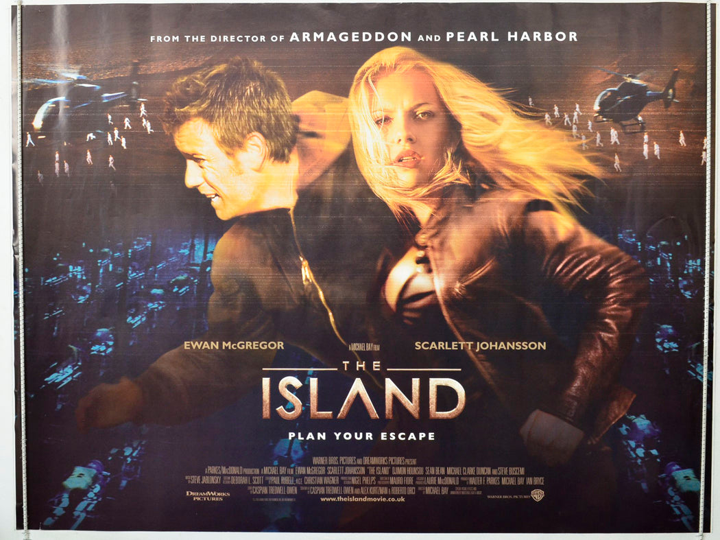 The Island Original British Quad Poster - Movie Poster