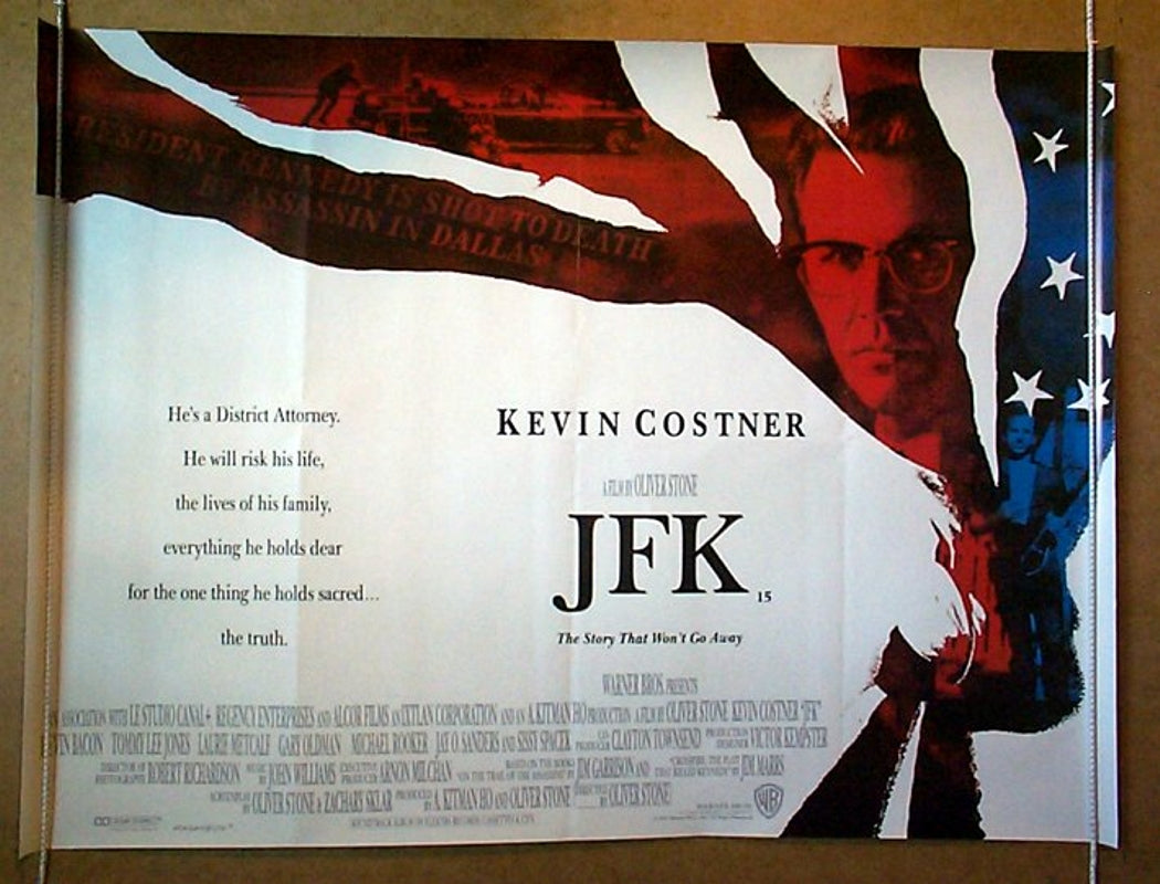 JFK  Original Quad Movie Poster  