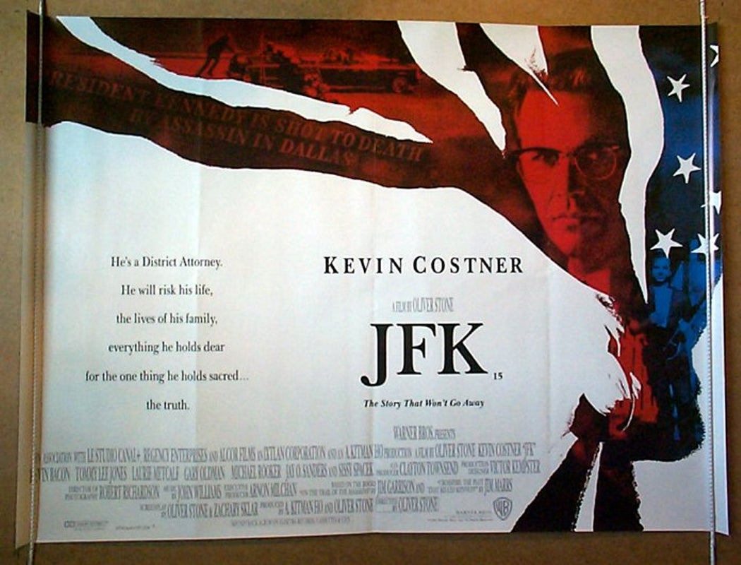 JFK  Original Quad Movie Poster  