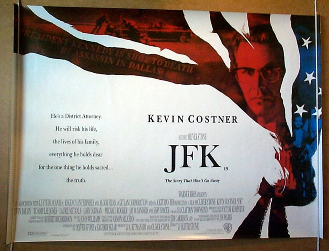 JFK  Original Quad Movie Poster  