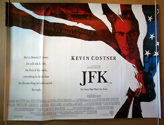 JFK  Original Quad Movie Poster  