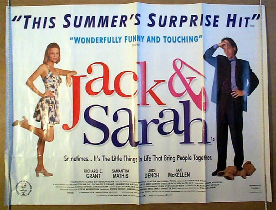 Jack And Sarah  Original Quad Movie Poster  