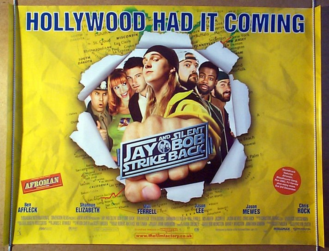 Jay And Silent Bob Strike Back  Original Quad Movie Poster  