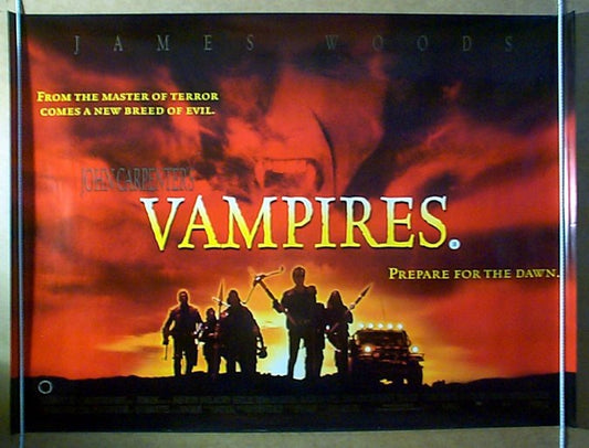 John Carpenter's Vampires  Original Quad Movie Poster  