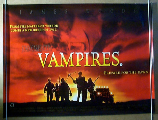 John Carpenter's Vampires  Original Quad Movie Poster  