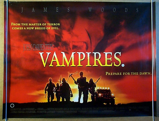 John Carpenter's Vampires  Original Quad Movie Poster  