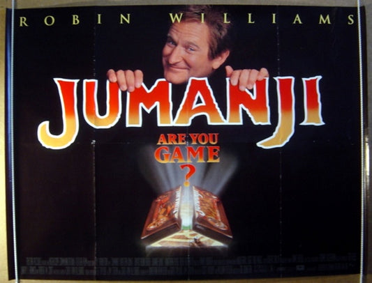 Jumanji  (Teaser Original Quad Movie Poster)  Original Quad Movie Poster  