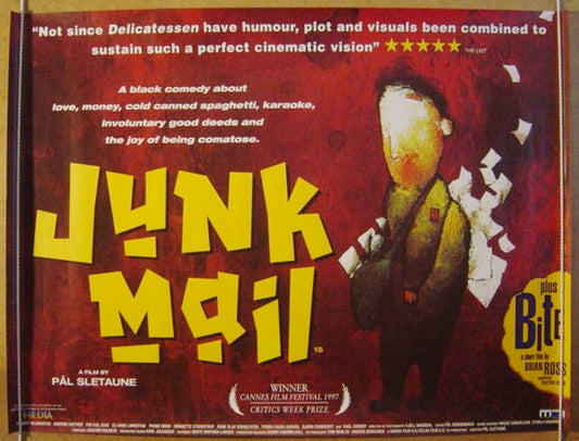 Junk Mail  Original Quad Movie Poster  