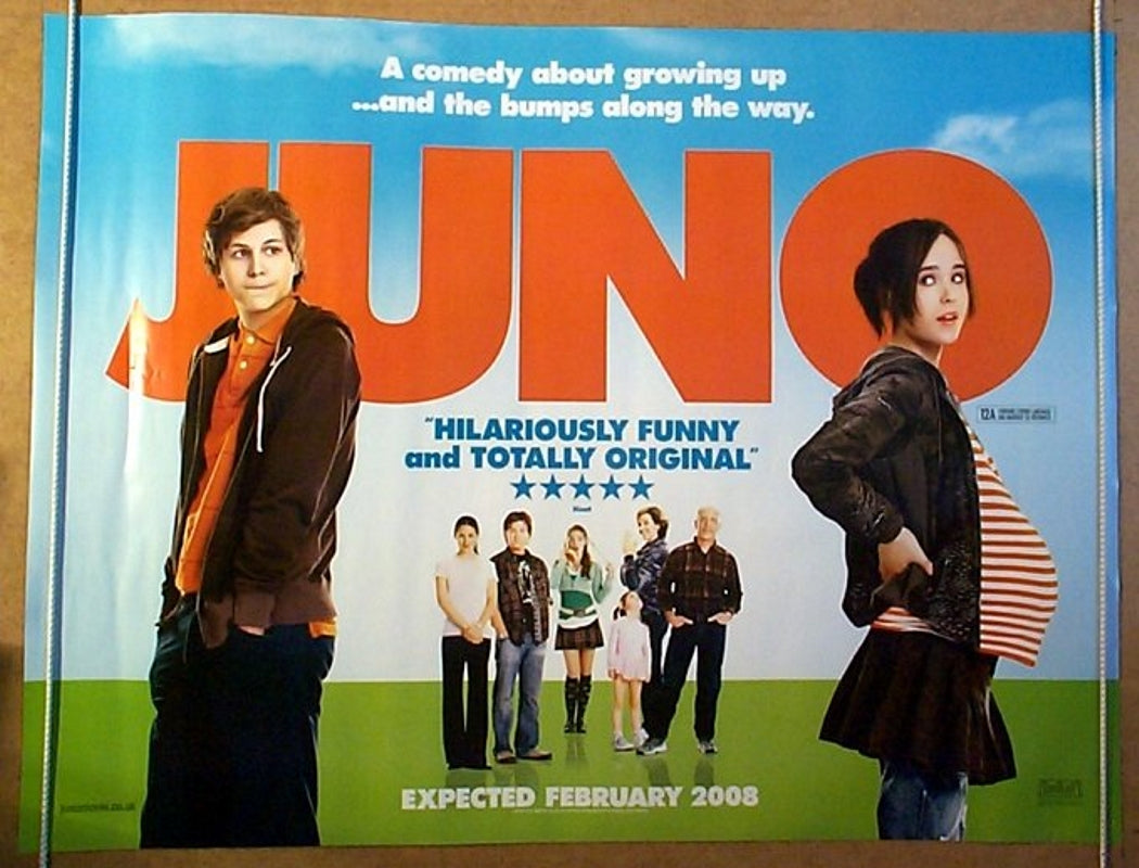 “Juno” Original Quad Movie Poster – pastposters
