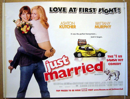 Just Married  Original Quad Movie Poster  