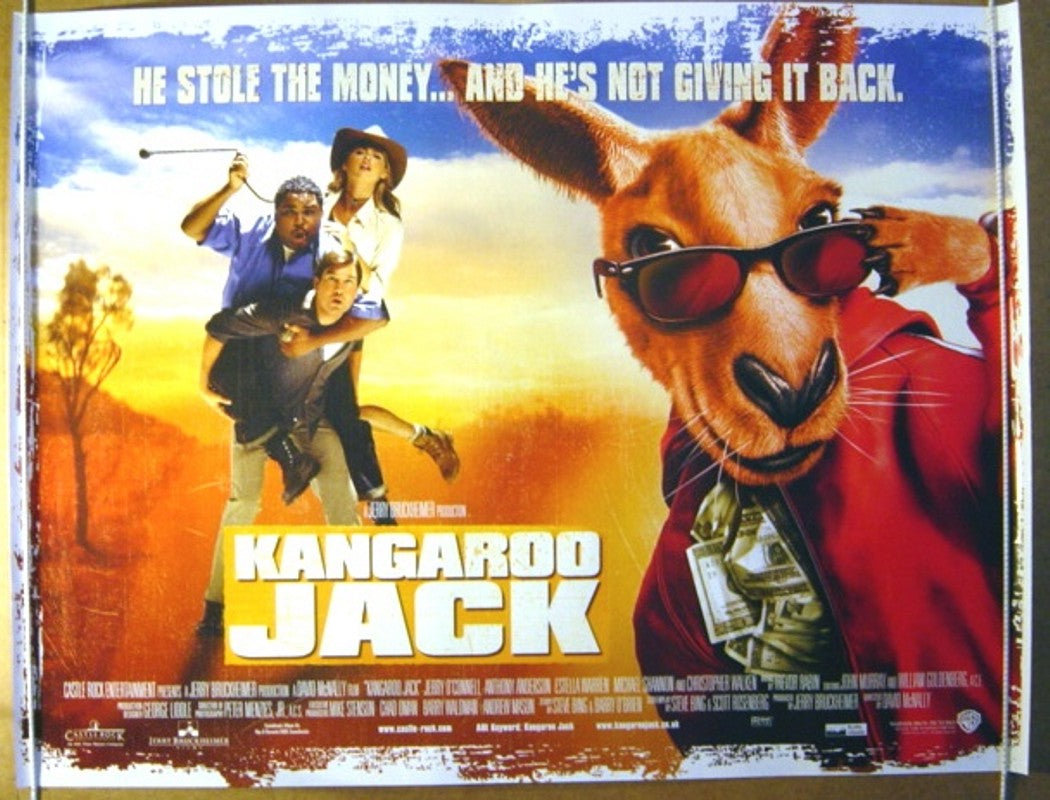 Kangaroo Jack  Original Quad Movie Poster  