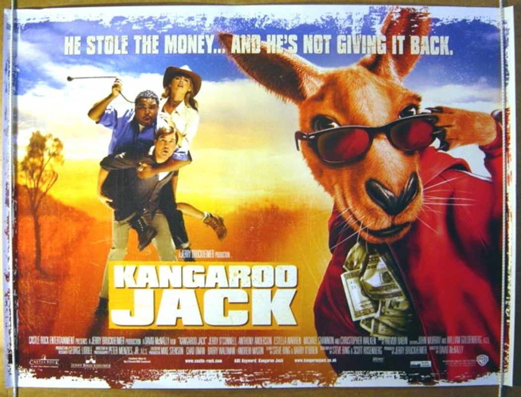 Kangaroo Jack  Original Quad Movie Poster  