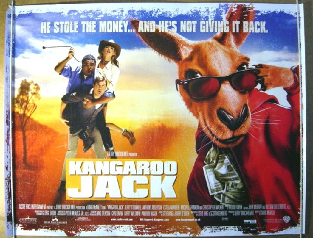 Kangaroo Jack  Original Quad Movie Poster  