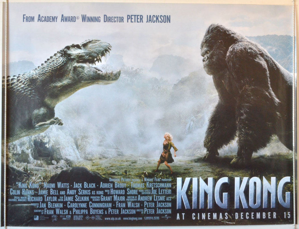 King Kong  (Teaser Poster Version 2)  Original British Quad Poster - Movie Poster 