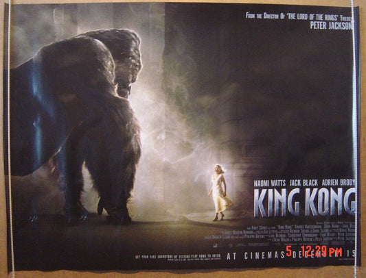 King Kong  (Teaser Original Quad Movie Poster)  Original Quad Movie Poster  