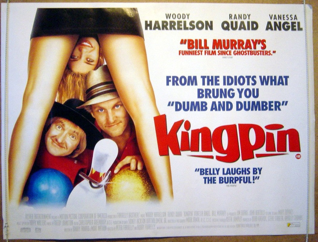 Kingpin  Original Quad Movie Poster  