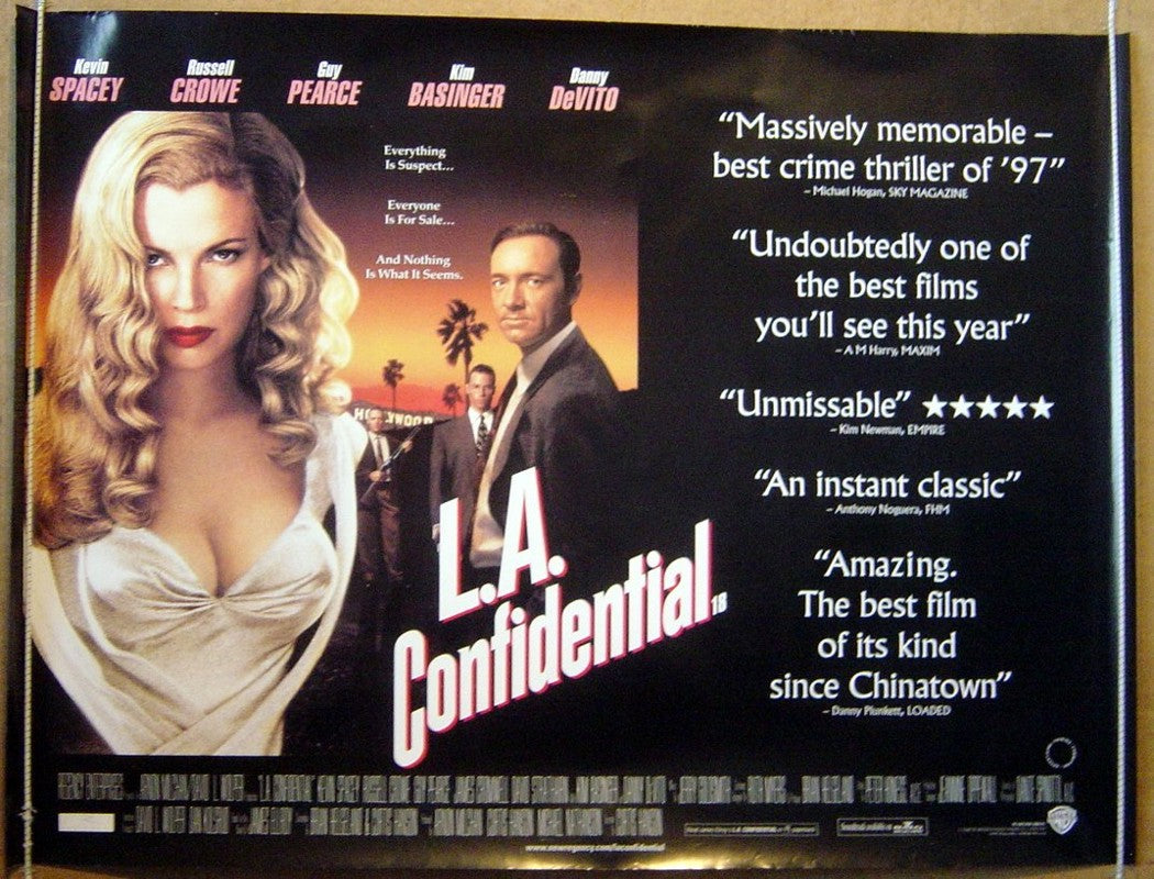 L.A. Confidential  Original Quad Movie Poster  