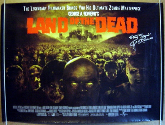 Land Of The Dead  Original Quad Movie Poster  