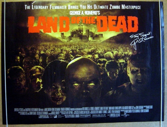 Land Of The Dead  Original Quad Movie Poster  